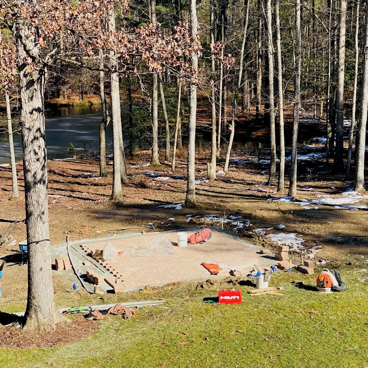 Laying Pavers